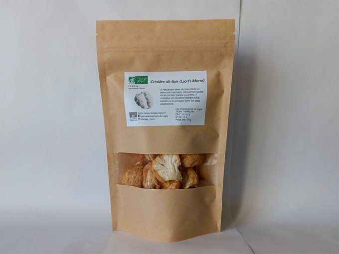 Lion's mane séchés bio 25g