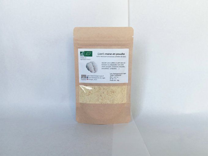 Lion's mane bio en poudre 40g